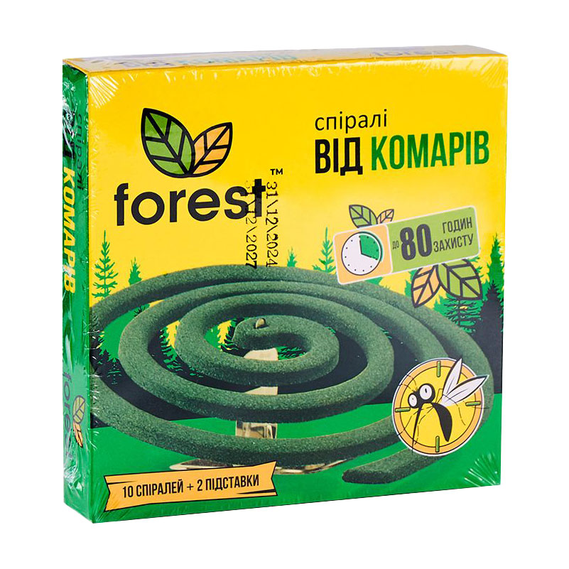 Спіралі Forest від комарів, 10 шт